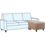 Ottoman Cover Slipcover Rectangle Fit Length Footrest Sofa Slipcovers Stool Cover