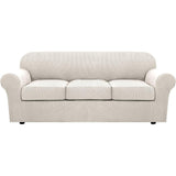4 Piece Stretch Couch Covers for Cushion Couch Sofa Furniture Slipcovers