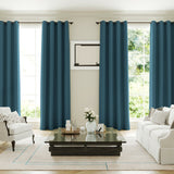 100% Blackout Curtains for Bedroom Thermal Insulated Blackout Curtains