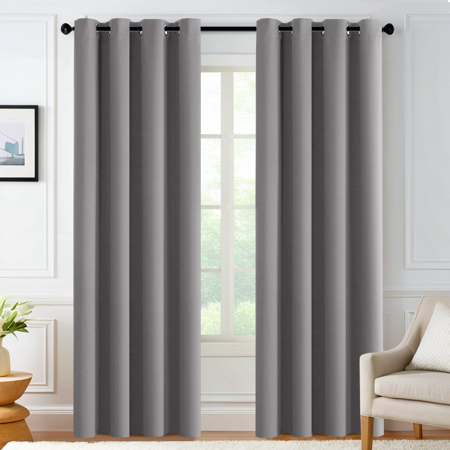 Solid Color Curtains