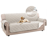H.VERSAILTEX Diamond Sofa Slipcover,  1-Piece, Non-Slip,  Polyester (Sofa Size,  French Oak)