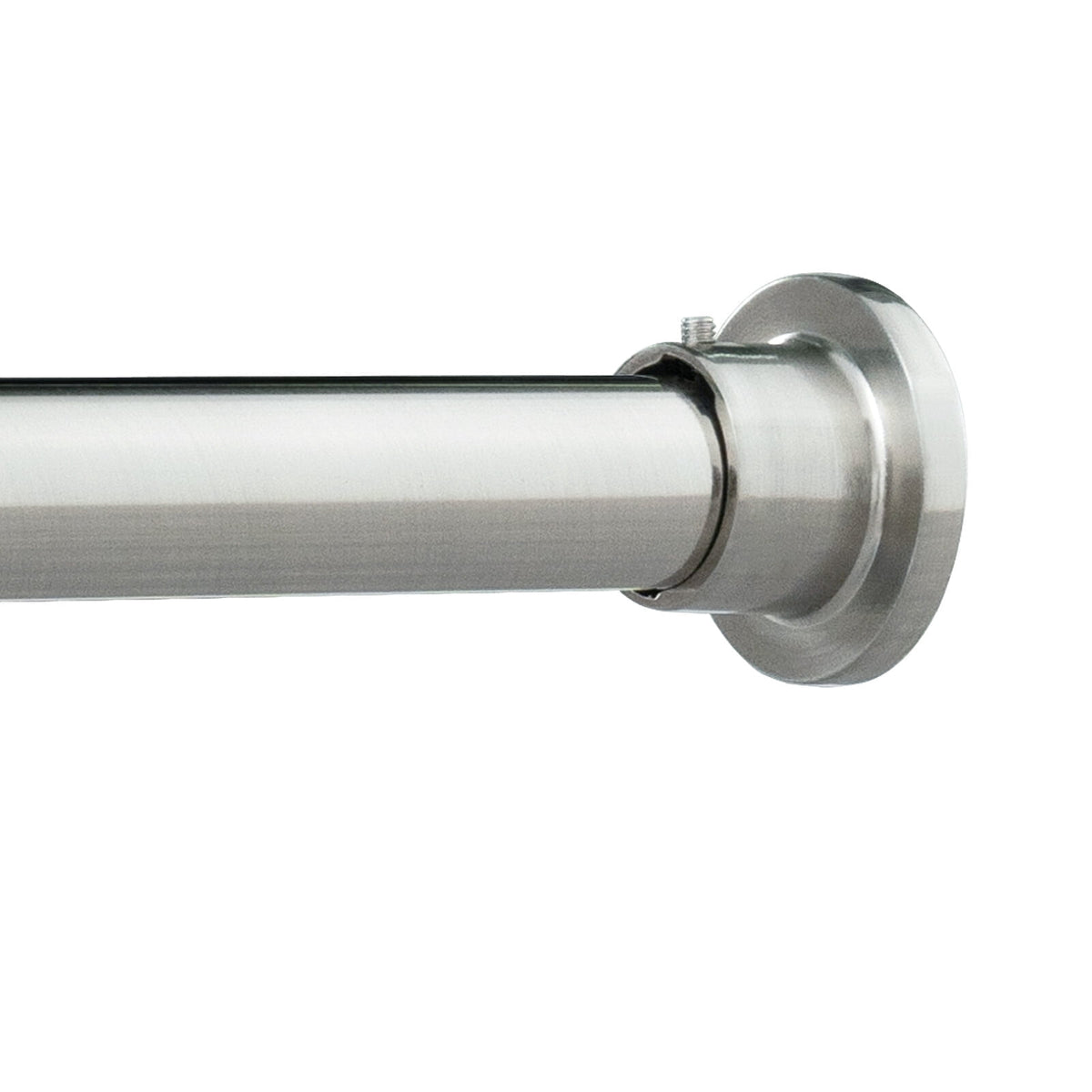 H.VERSAILTEX Single Shower Curtain Rod Non Slip Adjustable 26-78 inch with Spring Tension for Bathroom，White