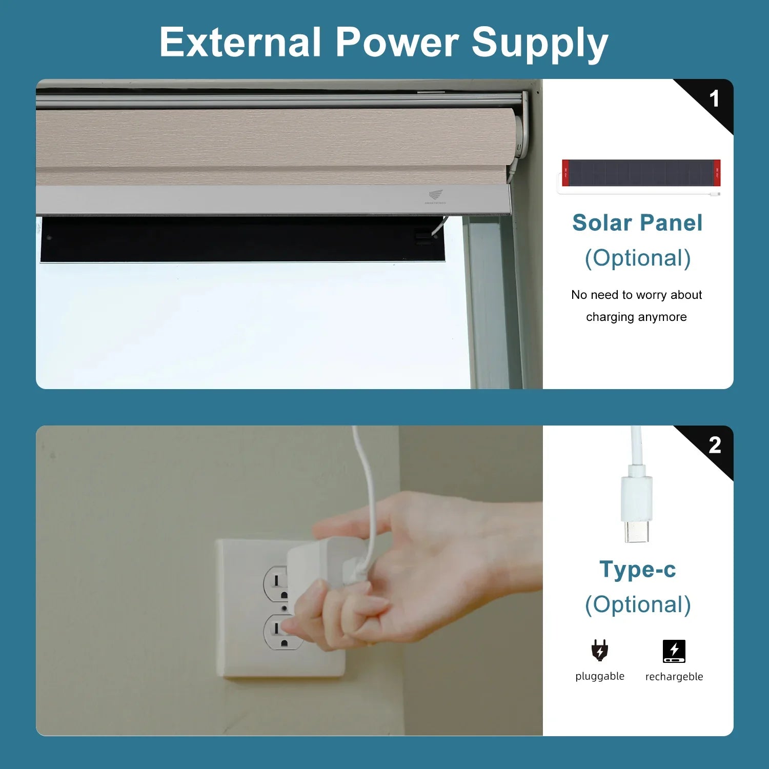 Motorized Light Filtering Roller Shades 70% Blackout Essential