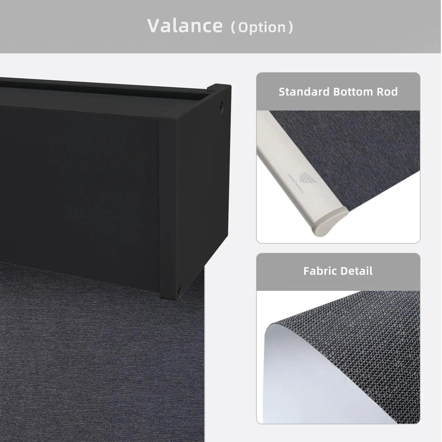 Motorized Roller Shades 100% Blackout Eclipse