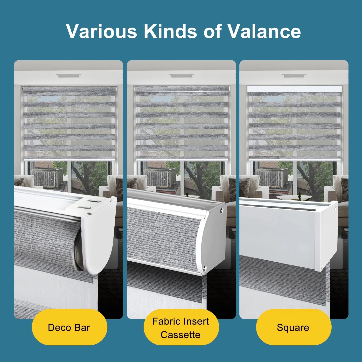 Motorized Zebra Shades Translucent 95mm