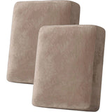 Velvet Stretch Couch Cushion Cover Plush Cushion Slipcover
