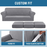 Multi Piece Stretch Sofa Cover Living Room Furniture Slipcovers