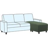 Ottoman Cover Slipcover Rectangle Fit Length Footrest Sofa Slipcovers Stool Cover