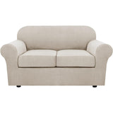 4 Piece Stretch Couch Covers for Cushion Couch Sofa Furniture Slipcovers