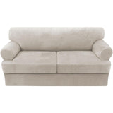 Sofa Slipcovers Thick Velvet Couch Cover Stretch T Cushion Sofa Covers Individual T Cushion Covers,
