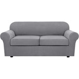 4 Piece Stretch Couch Covers for Cushion Couch Sofa Furniture Slipcovers