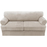 Sofa Slipcovers Thick Velvet Couch Cover Stretch T Cushion Sofa Covers Individual T Cushion Covers,
