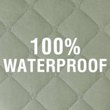 H.VERSAILTEX 100% Waterproof Sofa Cover Non-Slip Machine Washable with Elastic Straps Slipcovers Pet-friendly Furniture Protector (Oversized Sofa, French Oak)