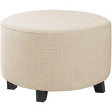 Ottoman Cover Slipcover Rectangle Fit Length Footrest Sofa Slipcovers Stool Cover