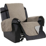 Reversible Furniture Protector Anti-Slip Water Resistant 2" Elastic Straps Couch Covers