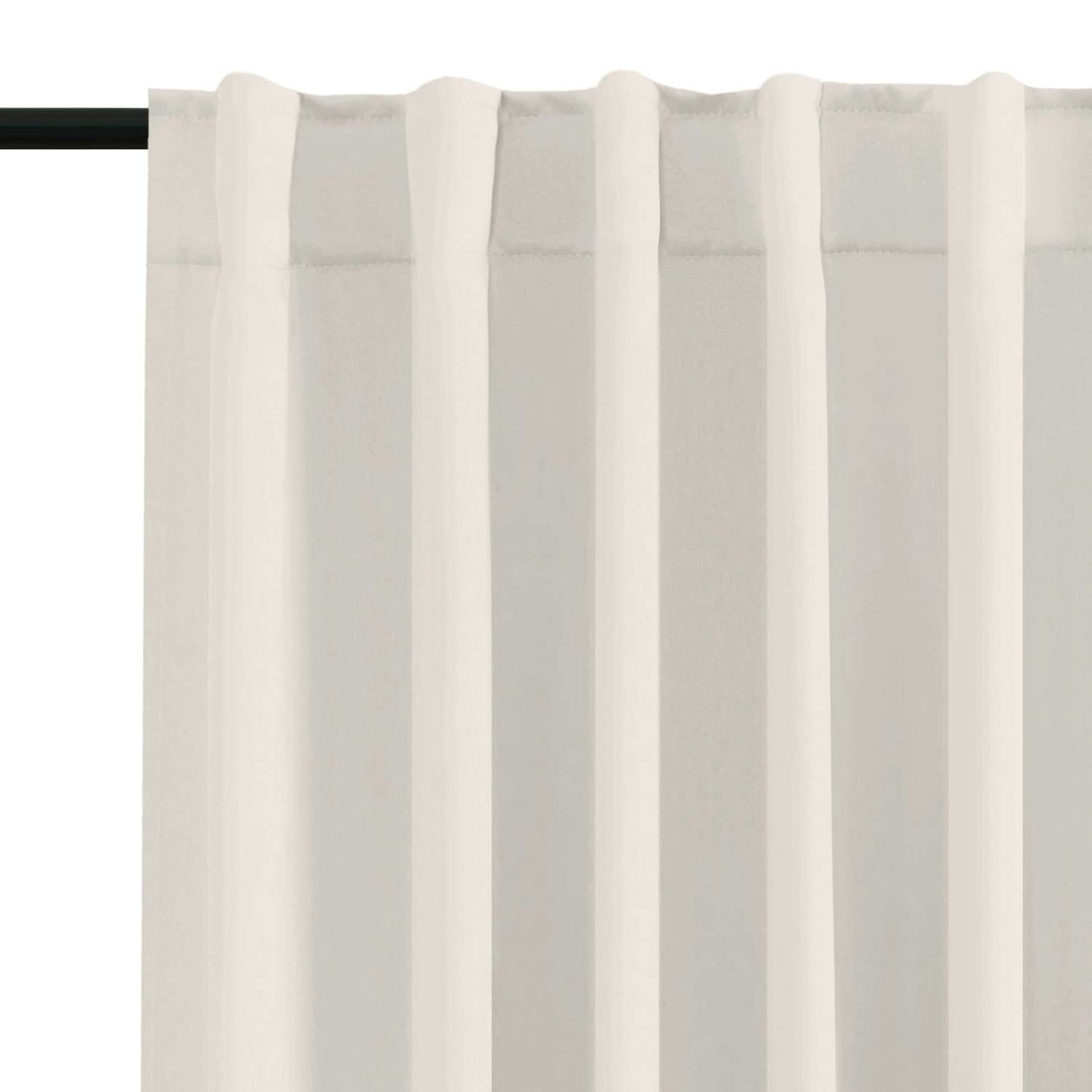 H.VERSAILTEX Blackout Thermal Insulated Window Curtains Bedroom Darkening Black out Drapes for Living Room Back Tab/Rod Pocket Draperies, 2 Panels, 52" x 96", Stone
