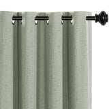 H.VERSAILTEX Natural Linen Blackout Curtains Set of 2 Panels, 100% Completely Blackout Curtains for Sliding Glass Door/Patio (52" x 96", Natural)