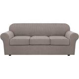 4 Piece Stretch Couch Covers for Cushion Couch Sofa Furniture Slipcovers