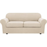 4 Piece Stretch Couch Covers for Cushion Couch Sofa Furniture Slipcovers