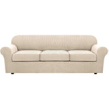 4 Piece Stretch Couch Covers for Cushion Couch Sofa Furniture Slipcovers