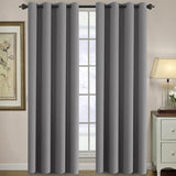 Light Blocking Thermal Insulated Curtain Grommet Top One Panel