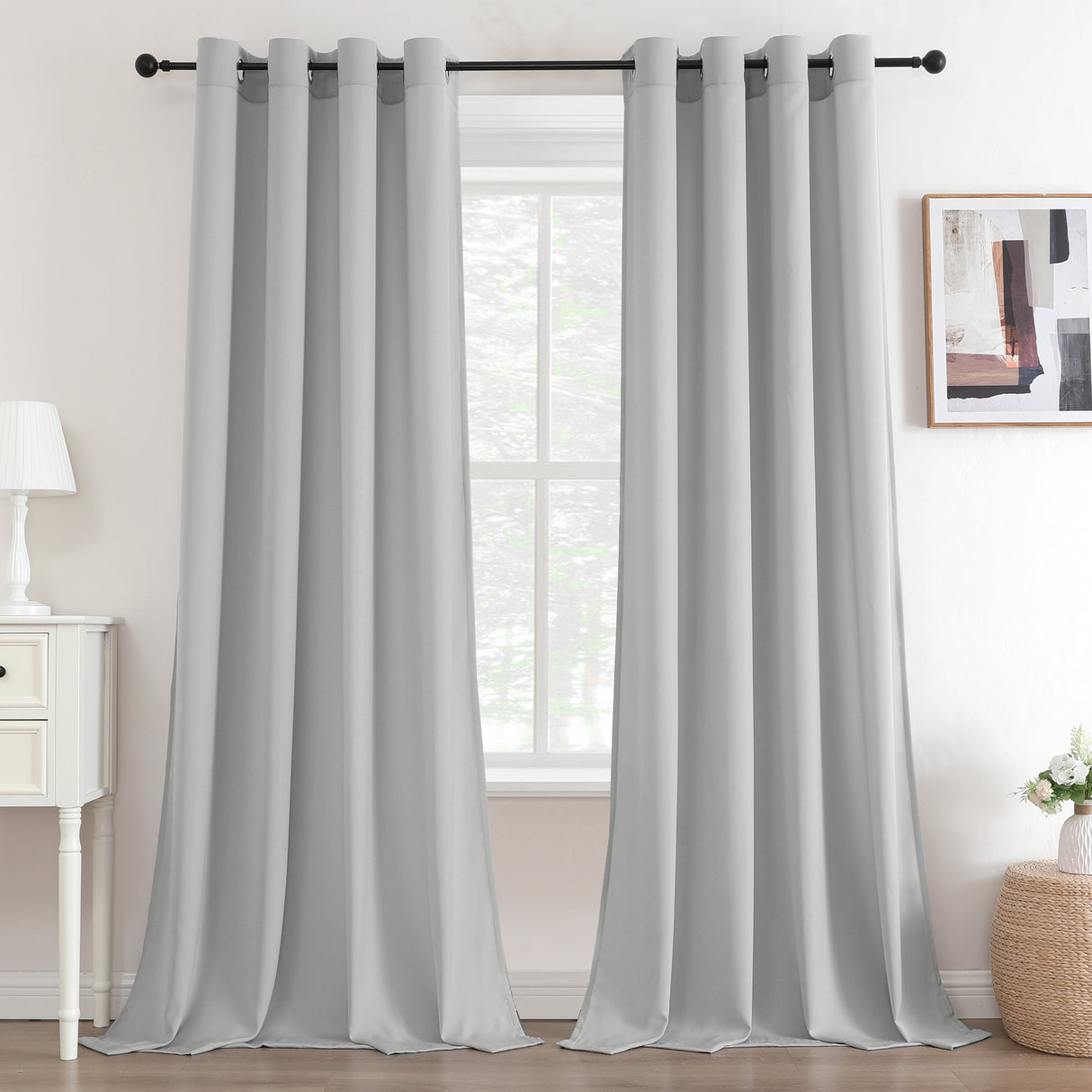 Aurevia  Light Filtering Privacy Window Drapes