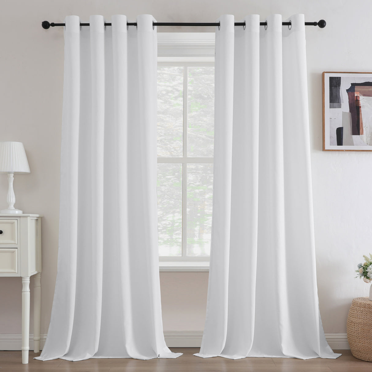 Aurevia  Light Filtering Privacy Window Drapes
